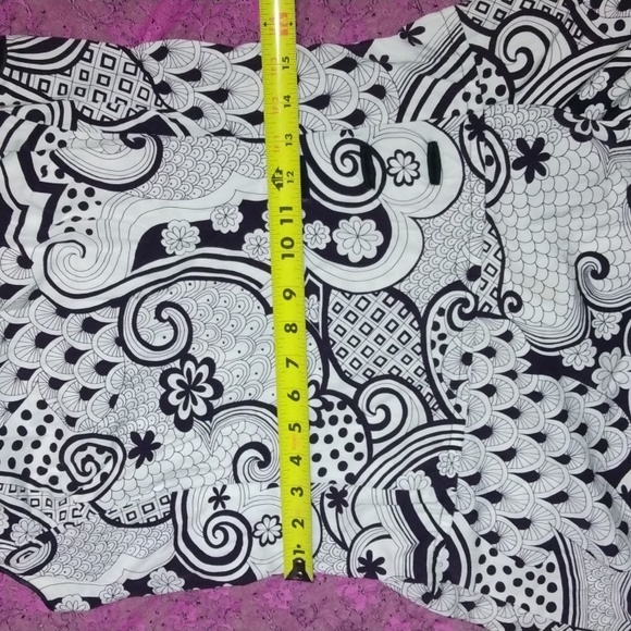 Vtg 1960s paisley mod mini dress - Picture 14 of 16